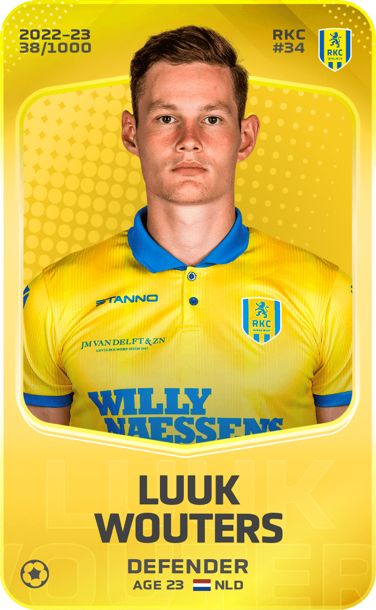 Luuk Wouters 2022-23 • Limited 38/1000