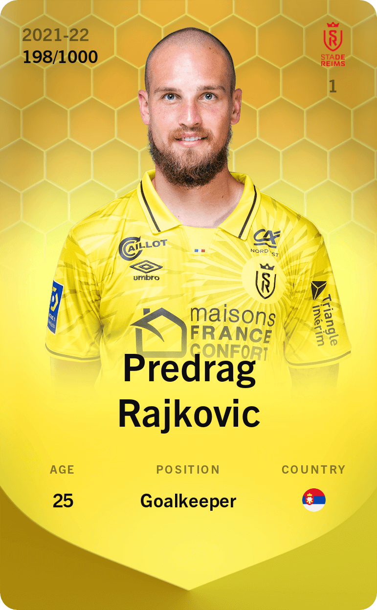 Predrag Rajkovic 2021-22 • Limited 198/1000
