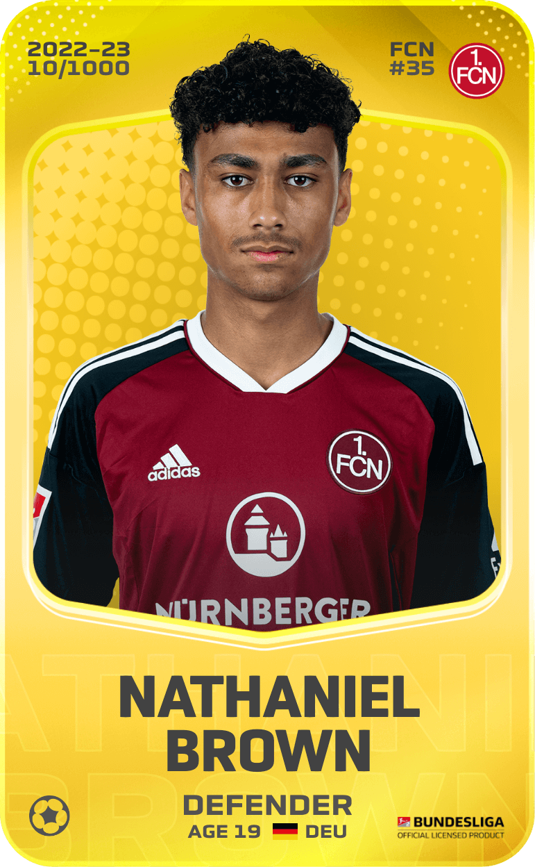 Nathaniel Brown 2022-23 • Limited 10/1000