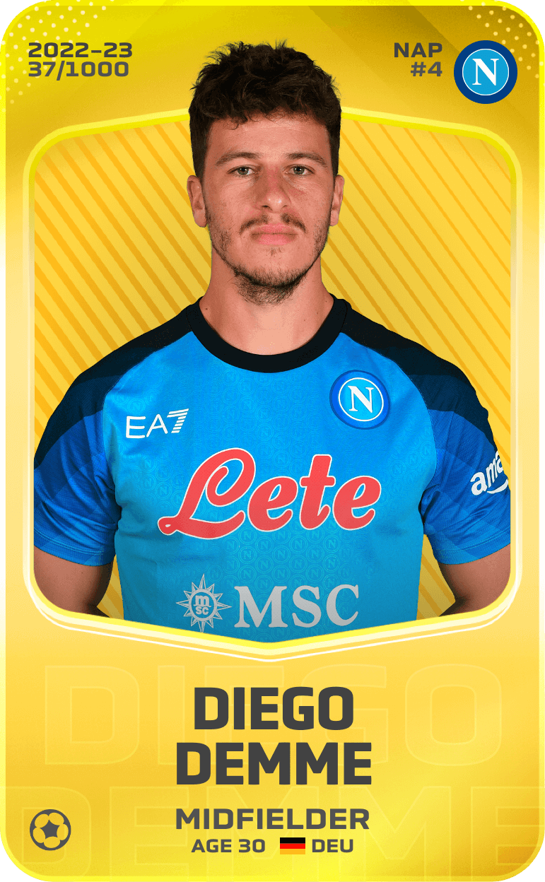 Diego Demme 2022-23 • Limited 37/1000