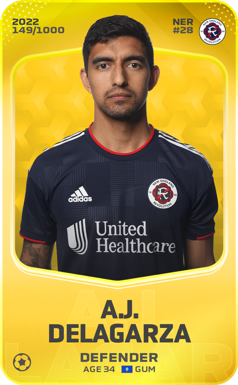 Sorare - Sorare Official - A.J. DeLaGarza 2022-23 • Limited 149/1000 - NFT # 89604443074046113095431490434808382102423632810741736638227697568099984841383