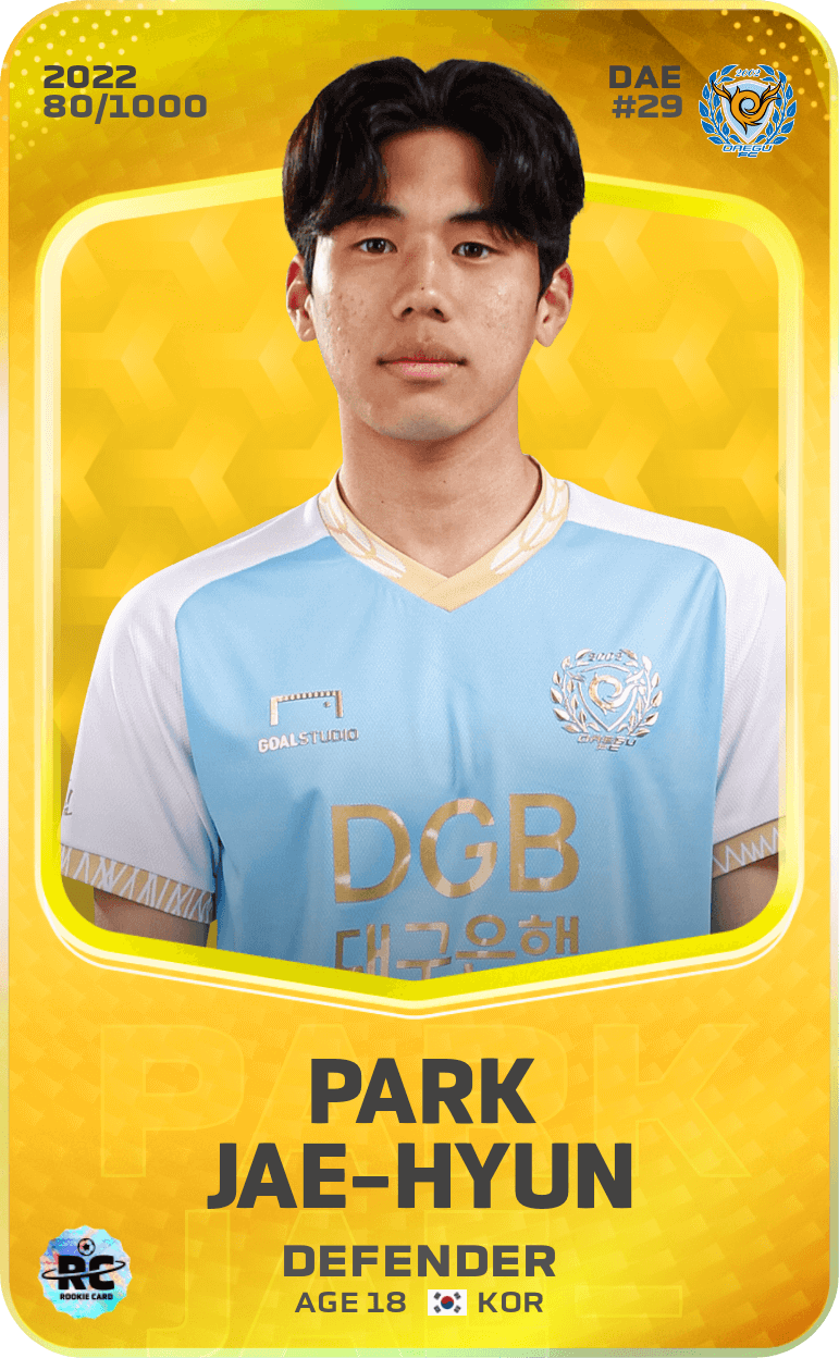 Park Jae-Hyun 2022-23 • Limited 80/1000