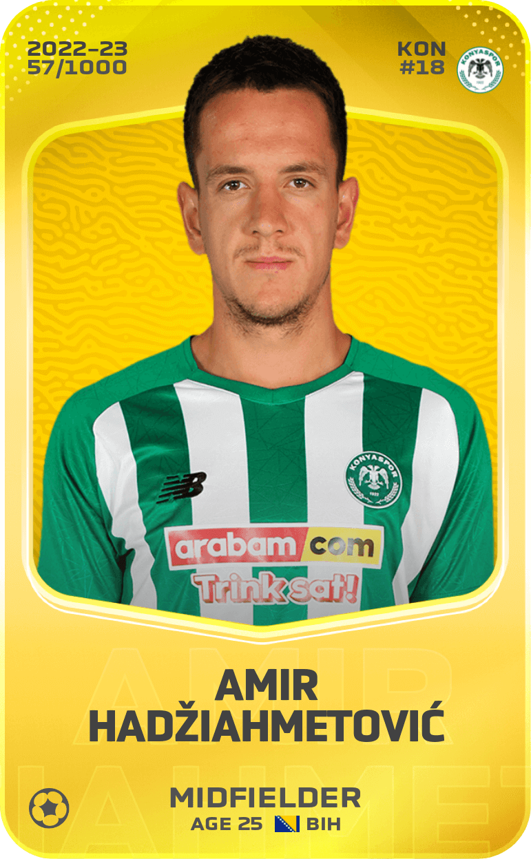 Amir Hadžiahmetović 2022-23 • Limited 57/1000