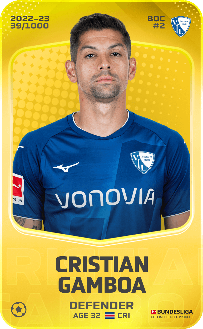 Cristian Gamboa 2022-23 • Limited 39/1000