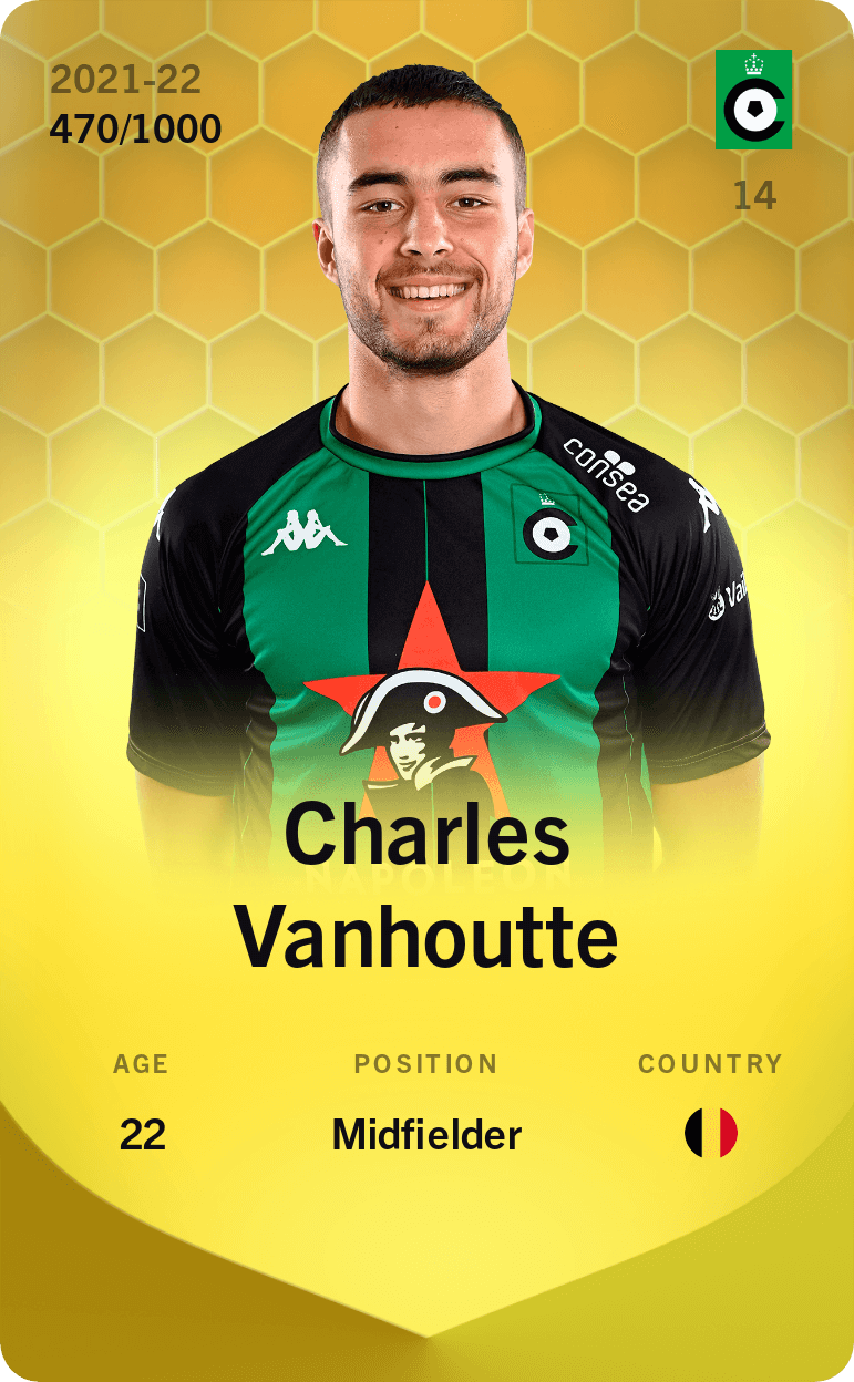 Charles Vanhoutte 2021-22 • Limited 470/1000