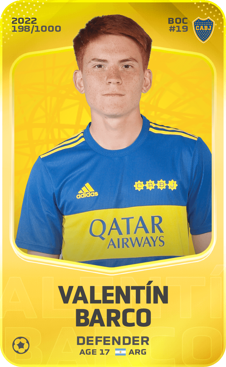 Valentín Barco 2022-23 • Limited 198/1000