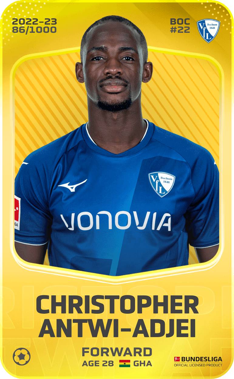 Christopher Antwi-Adjei 2022-23 • Limited 86/1000