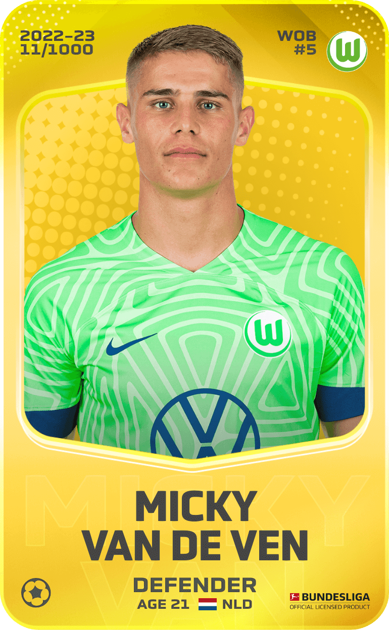 Micky van de Ven 2022-23 • Limited 11/1000
