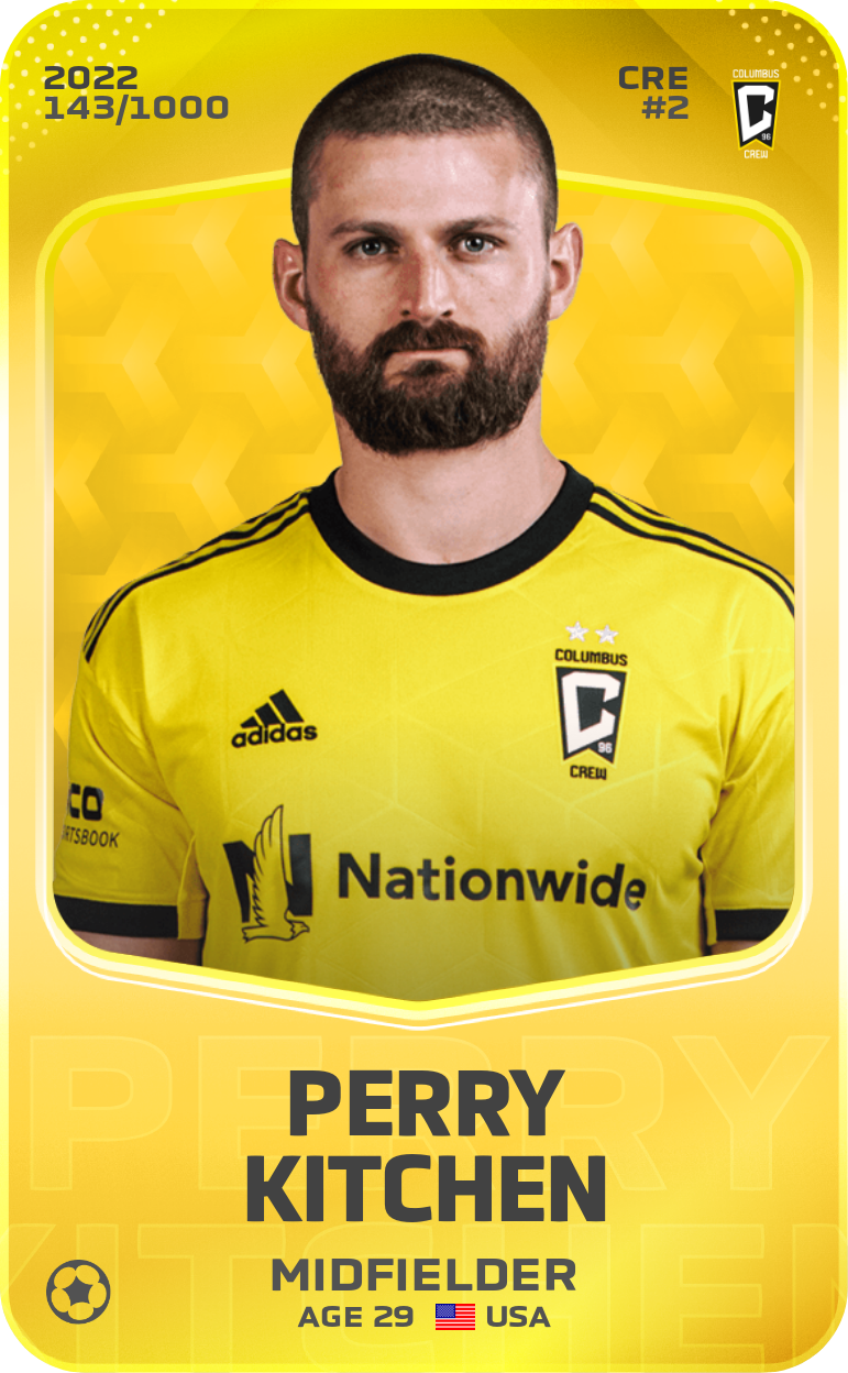 Sorare - Sorare Official - Perry Kitchen 2022-23 • Limited 143/1000 - NFT # 6930603398601297613192878061913838982100341863554120656345540748603670230475