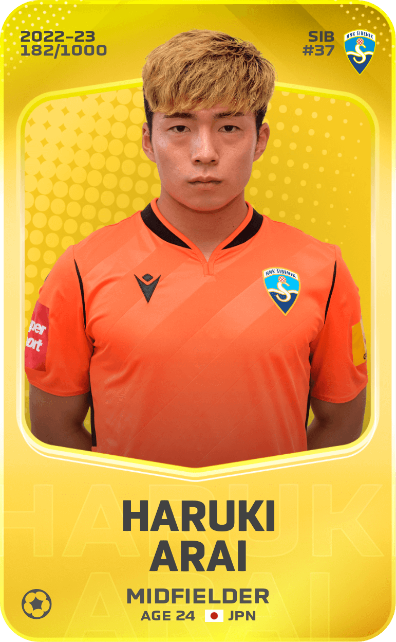 Haruki Arai 2022-23 • Limited 182/1000
