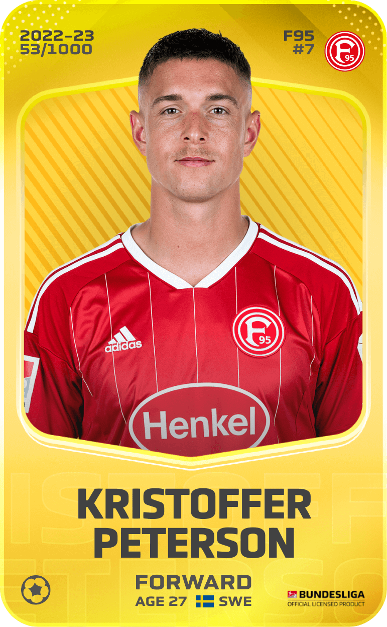Kristoffer Peterson 2022-23 • Limited 53/1000