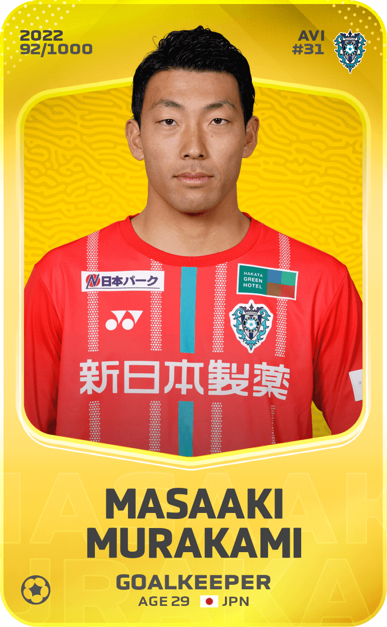 Masaaki Murakami 2022-23 • Limited 92/1000