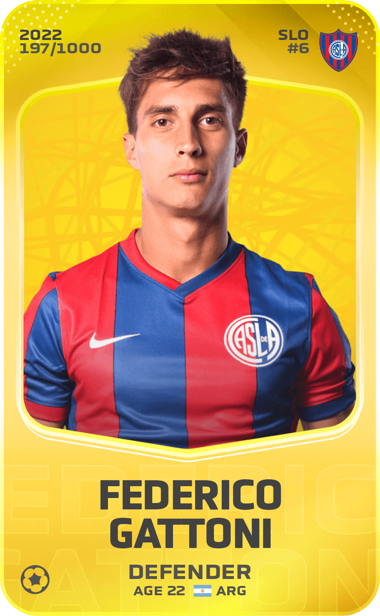 Federico Gattoni 2022-23 • Limited 197/1000
