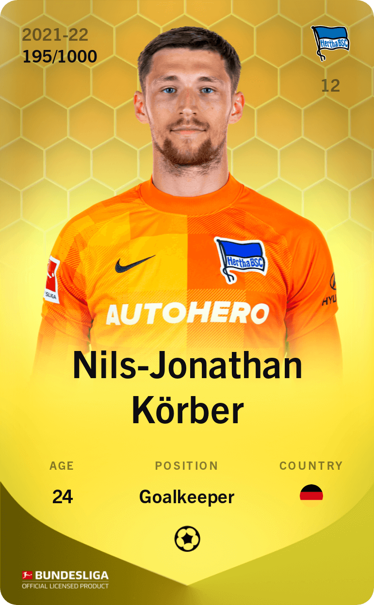 Nils-Jonathan Körber 2021-22 • Limited 195/1000