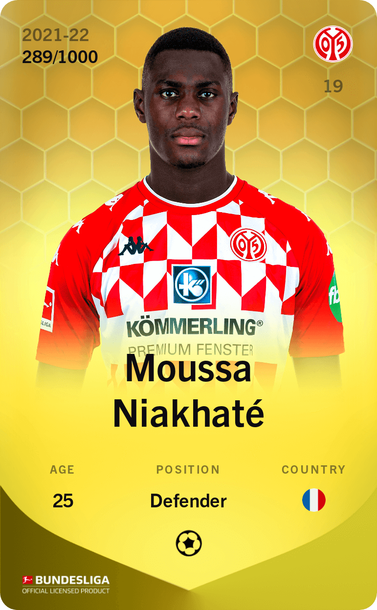 Moussa Niakhaté 2021-22 • Limited 289/1000