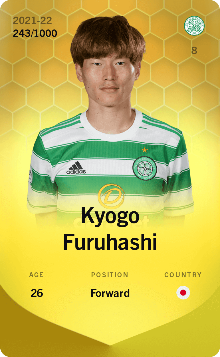 Kyogo Furuhashi 2021-22 • Limited 243/1000