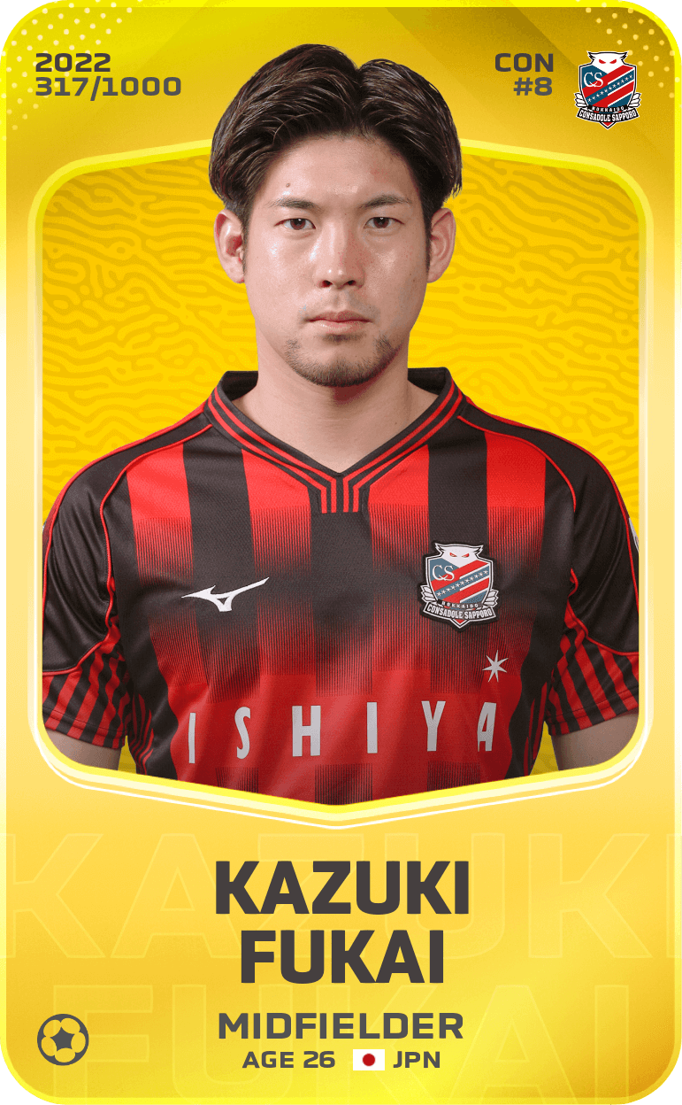 Kazuki Fukai 2022-23 • Limited 317/1000
