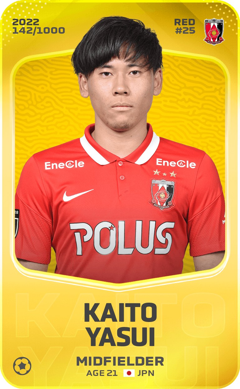 Kaito Yasui 2022-23 • Limited 142/1000