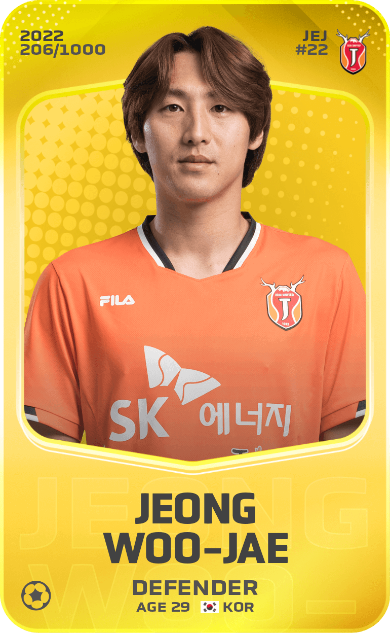 Jeong Woo-Jae 2022-23 • Limited 206/1000