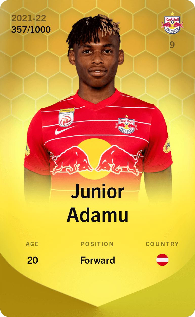 Junior Adamu 2021-22 • Limited 357/1000