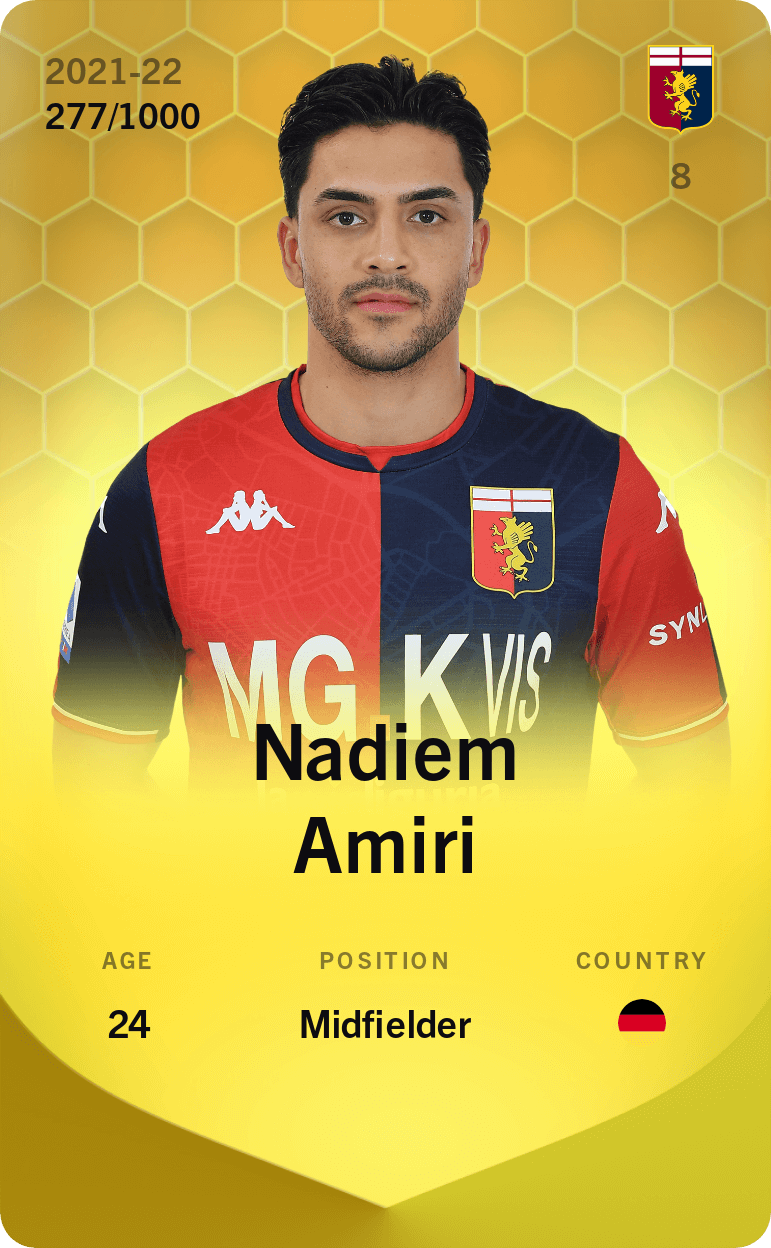Nadiem Amiri 2021-22 • Limited 277/1000