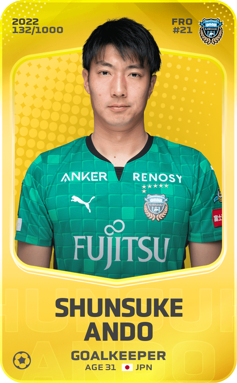 Shunsuke Ando 2022-23 • Limited 132/1000
