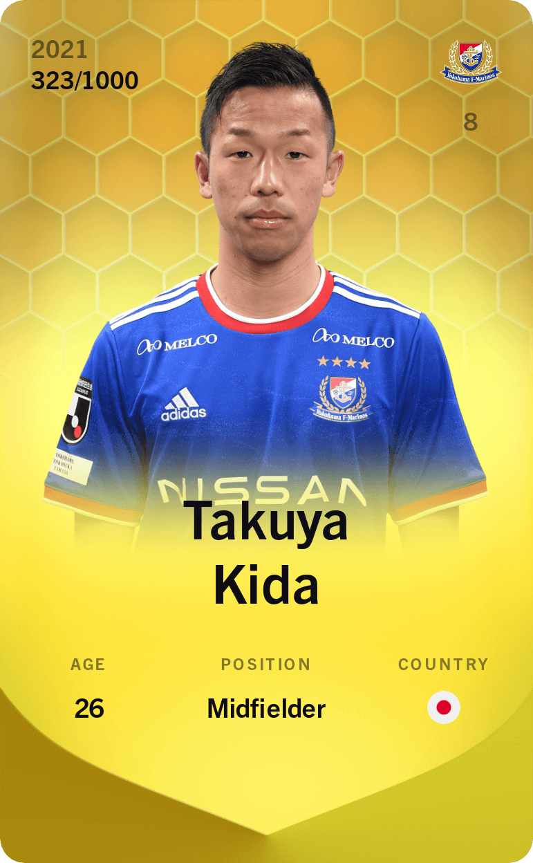 Takuya Kida 2021-22 • Limited 323/1000