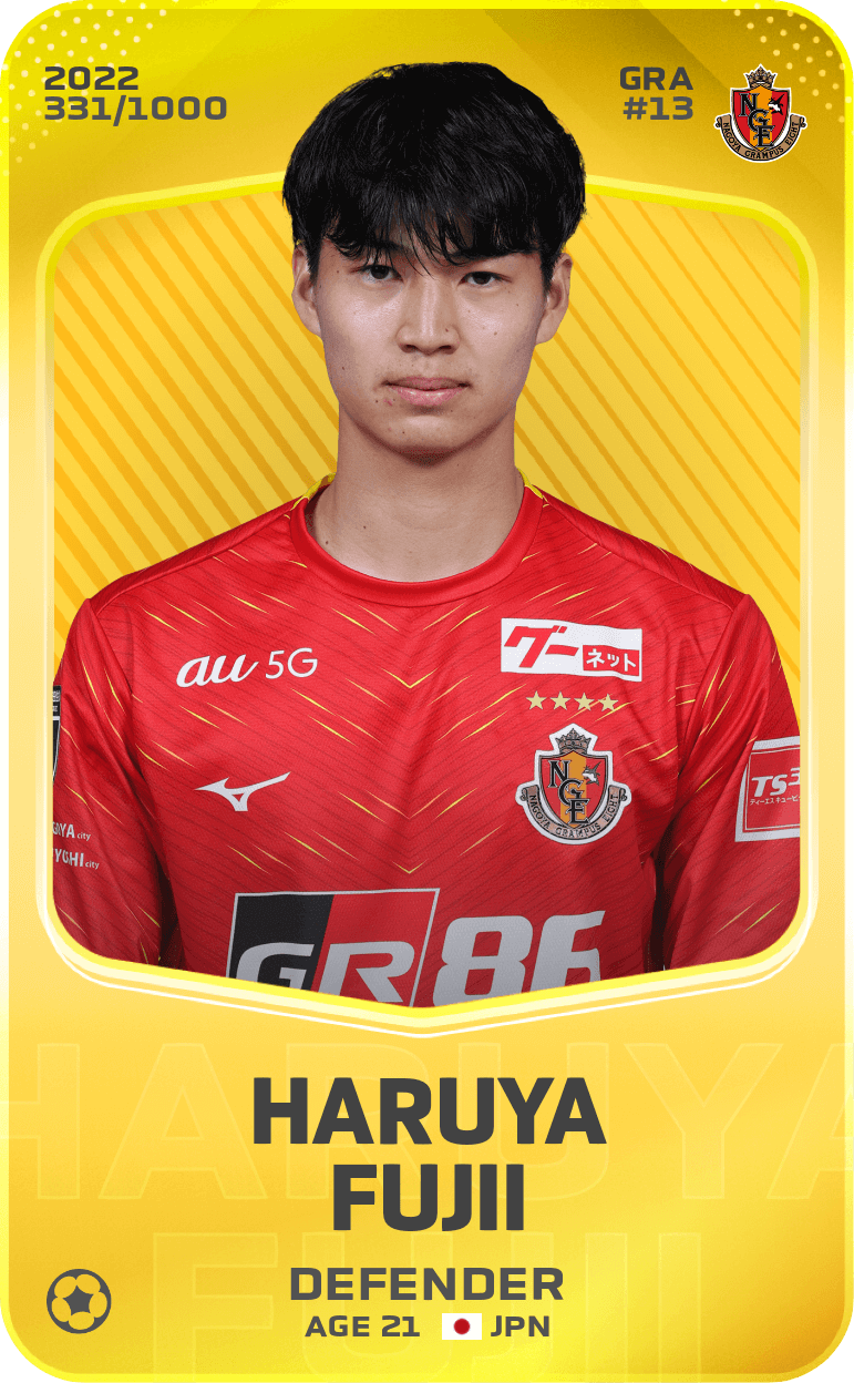 Haruya Fujii 2022-23 • Limited 331/1000