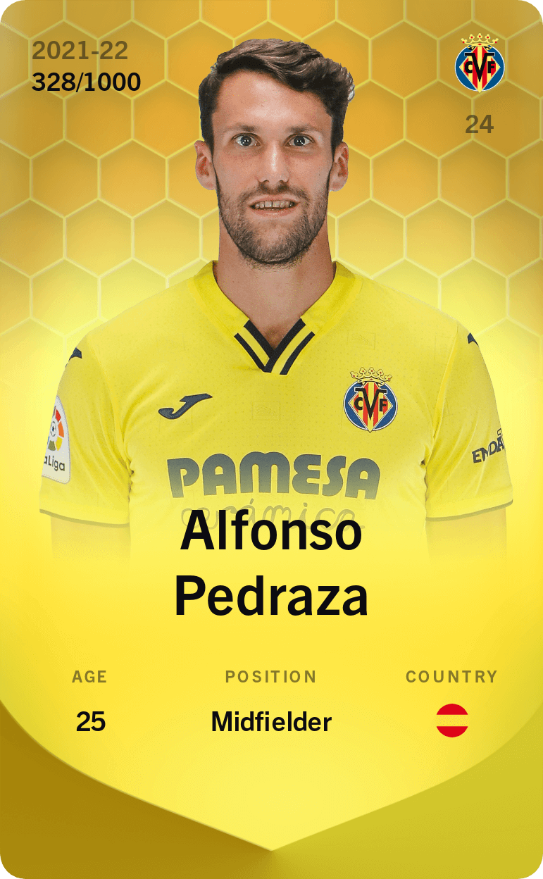 Alfonso Pedraza 2021-22 • Limited 328/1000