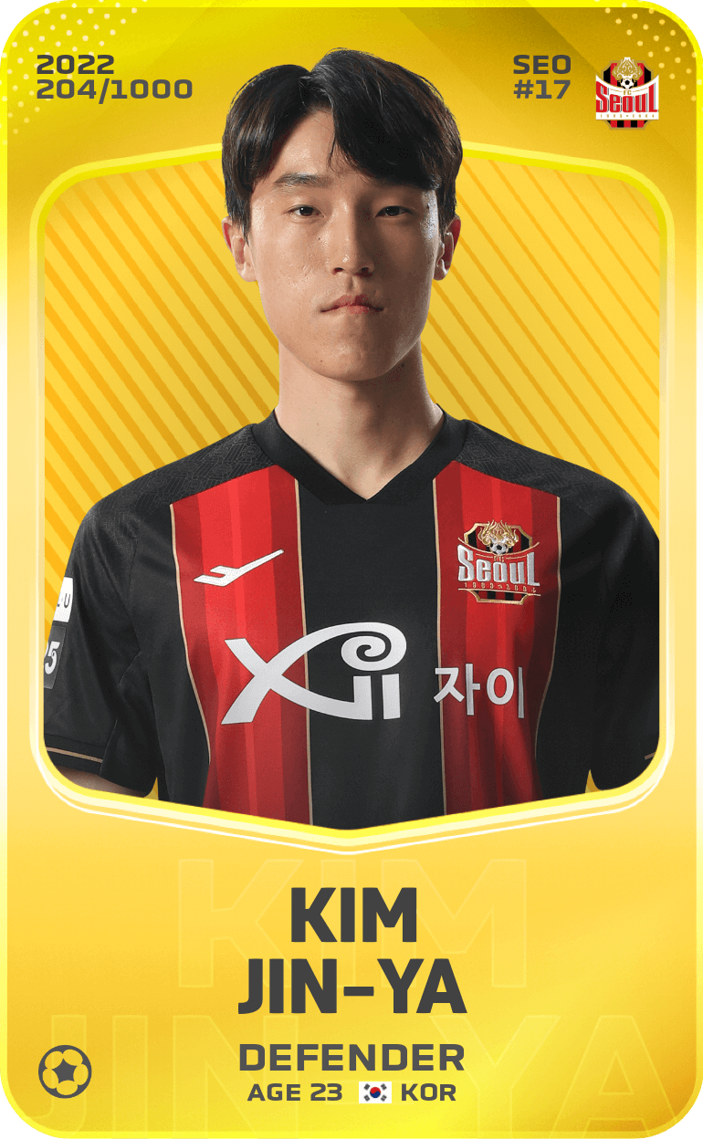 Kim Jin-Ya 2022-23 • Limited 204/1000