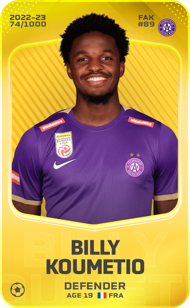 Billy Koumetio 2022-23 • Limited 74/1000