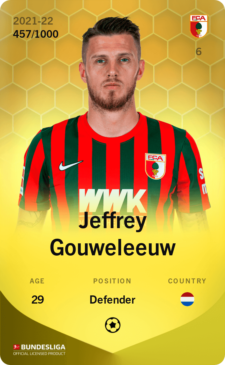 Jeffrey Gouweleeuw 2021-22 • Limited 457/1000