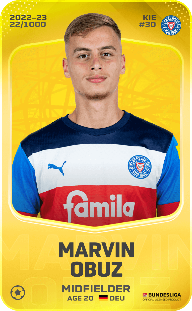 Marvin Obuz 2022-23 • Limited 22/1000