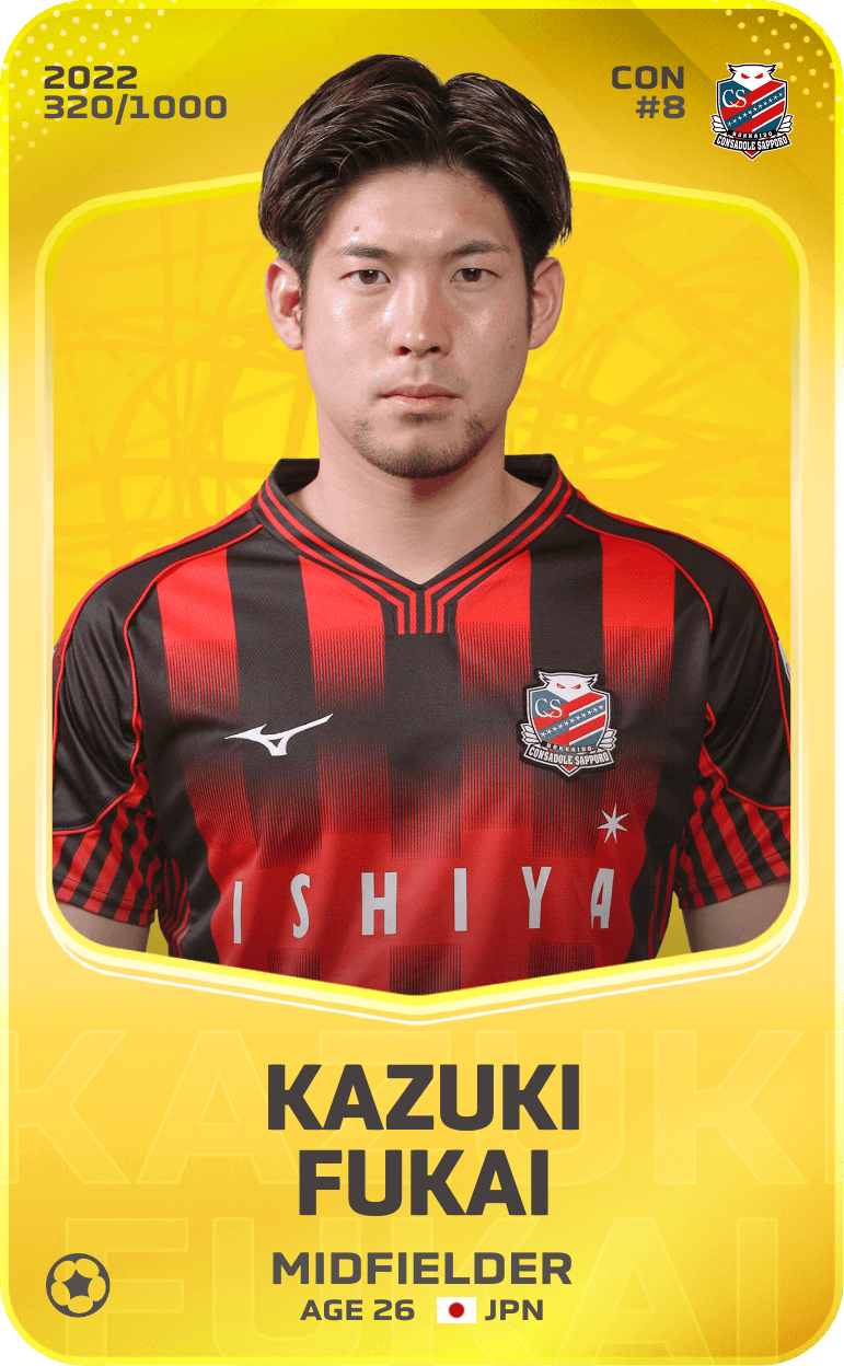 Kazuki Fukai 2022-23 • Limited 320/1000
