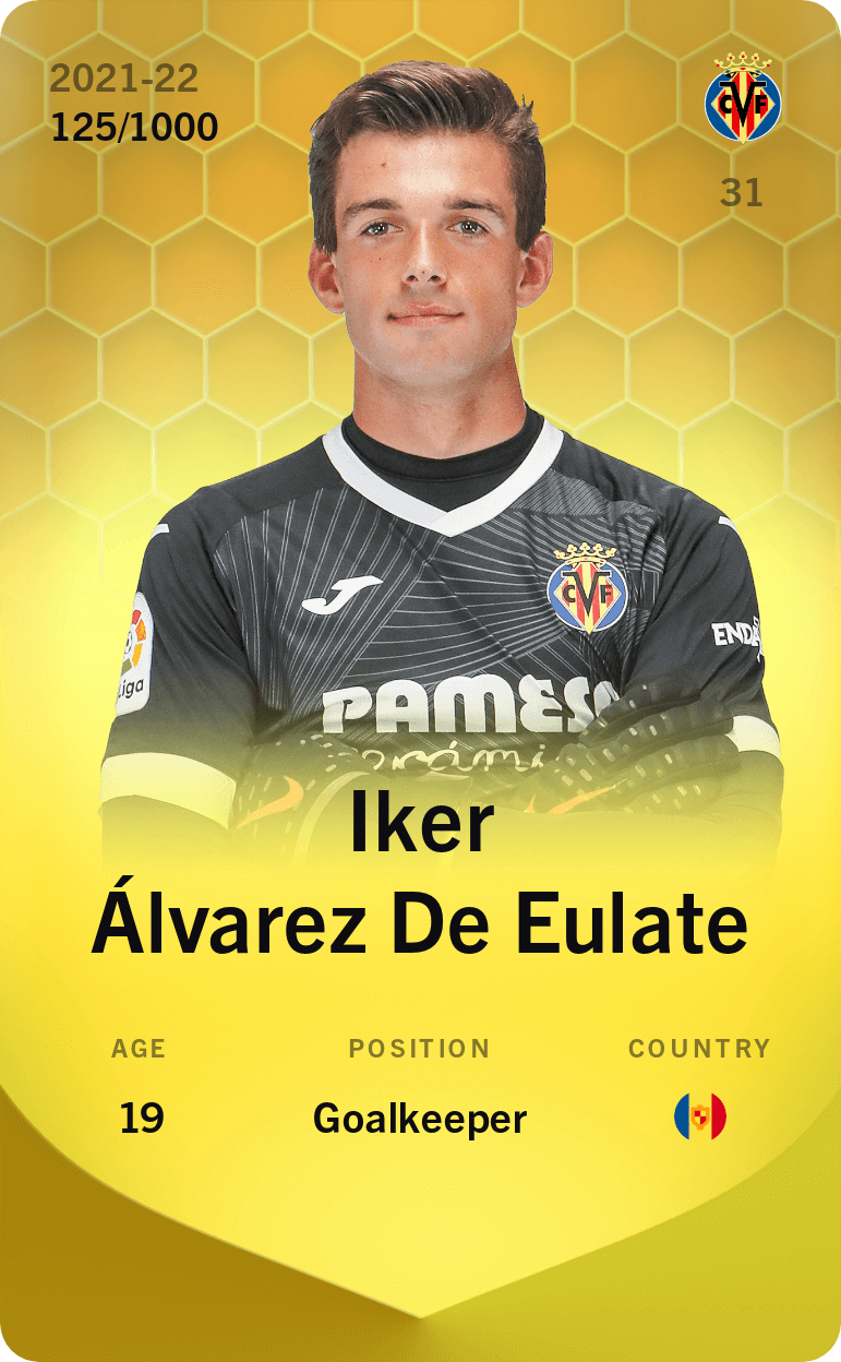 Iker Álvarez De Eulate 2021-22 • Limited 125/1000
