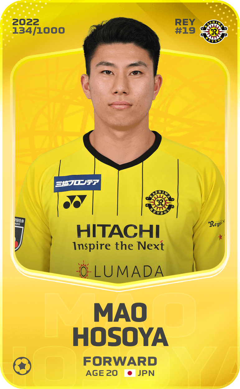 Mao Hosoya 2022-23 • Limited 134/1000