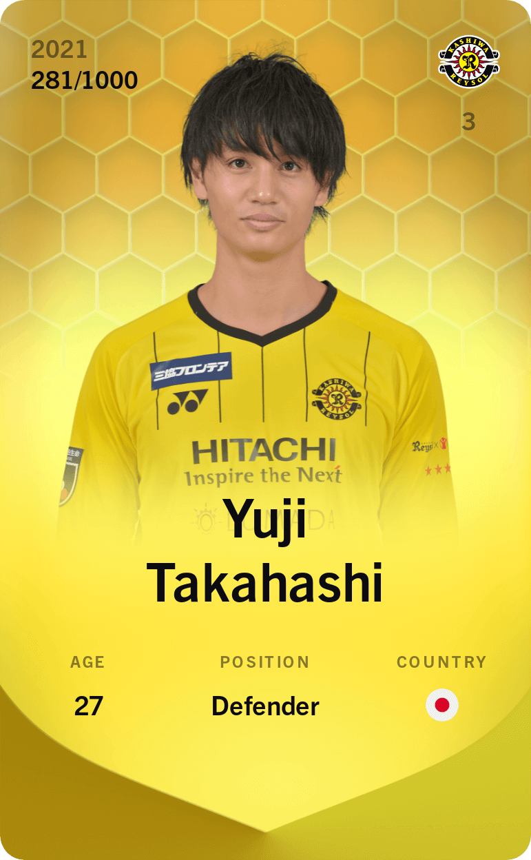 Yuji Takahashi 2021-22 • Limited 281/1000