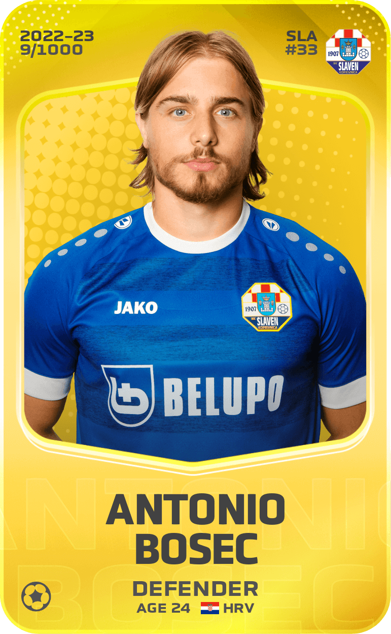 Antonio Bosec 2022-23 • Limited 9/1000