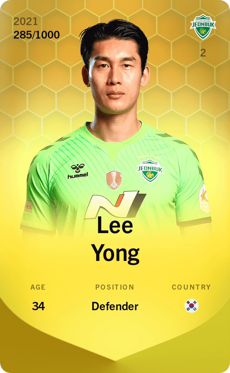 Lee Yong 2021-22 • Limited 285/1000