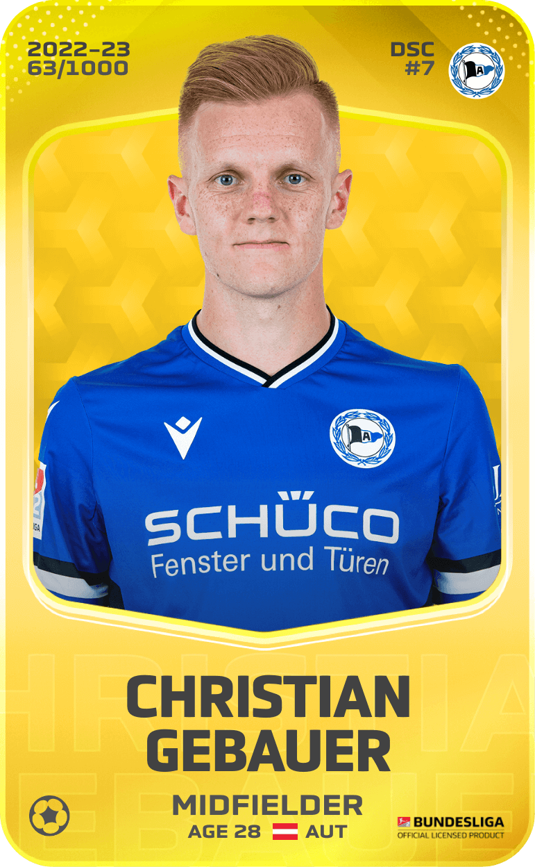 Christian Gebauer 2022-23 • Limited 63/1000