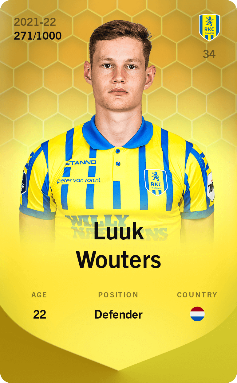 Luuk Wouters 2021-22 • Limited 271/1000
