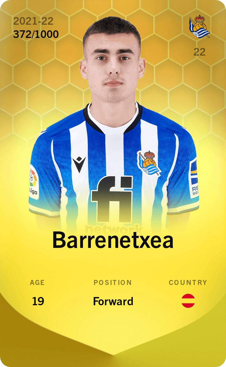 Barrenetxea 2021-22 • Limited 372/1000