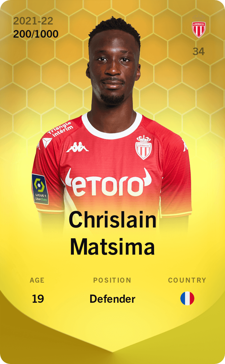 Chrislain Matsima 2021-22 • Limited 200/1000