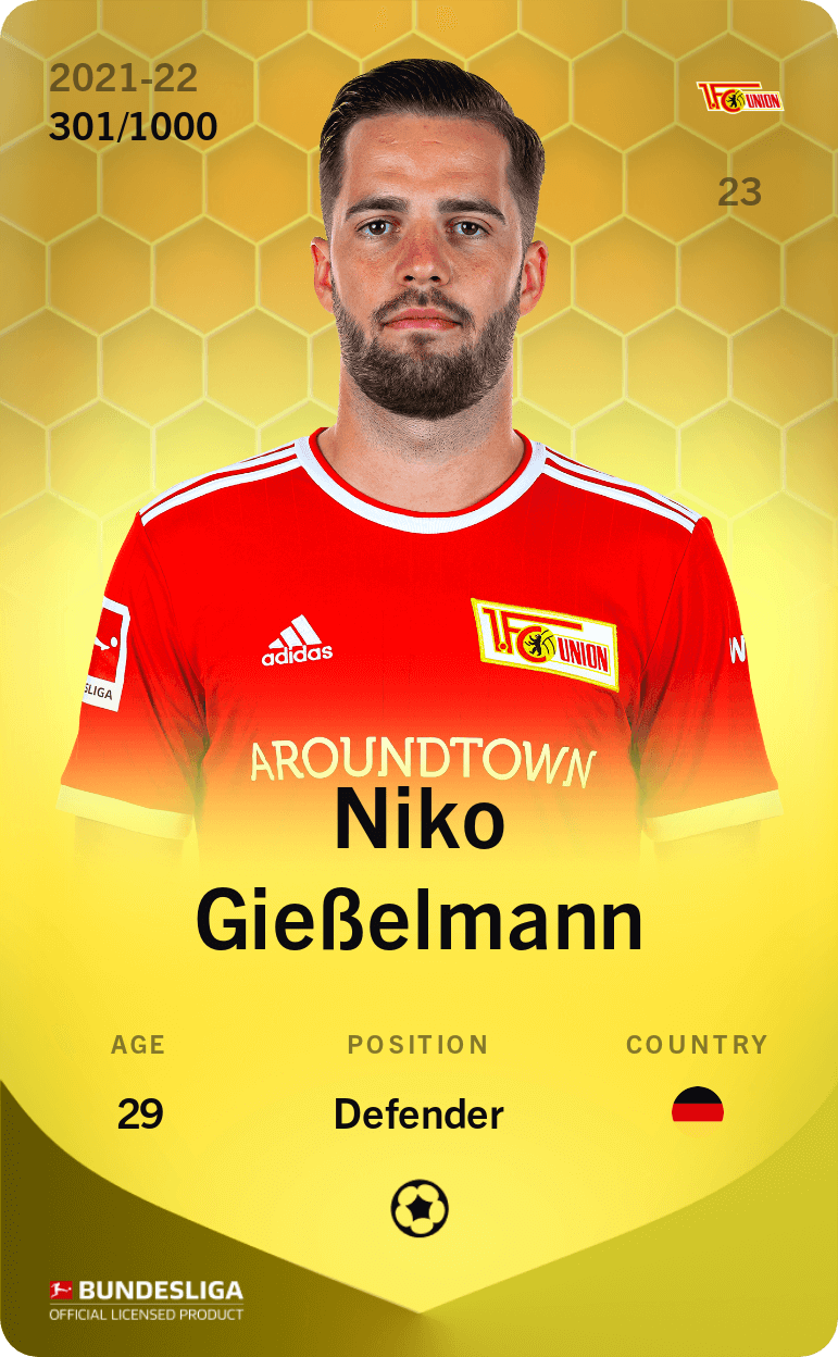 Niko Gießelmann 2021-22 • Limited 301/1000