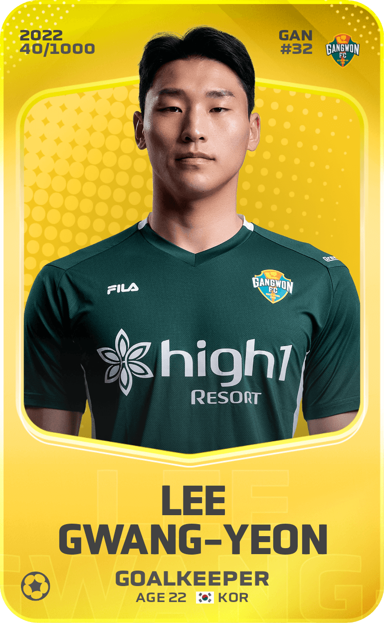 Lee Gwang-Yeon 2022-23 • Limited 40/1000