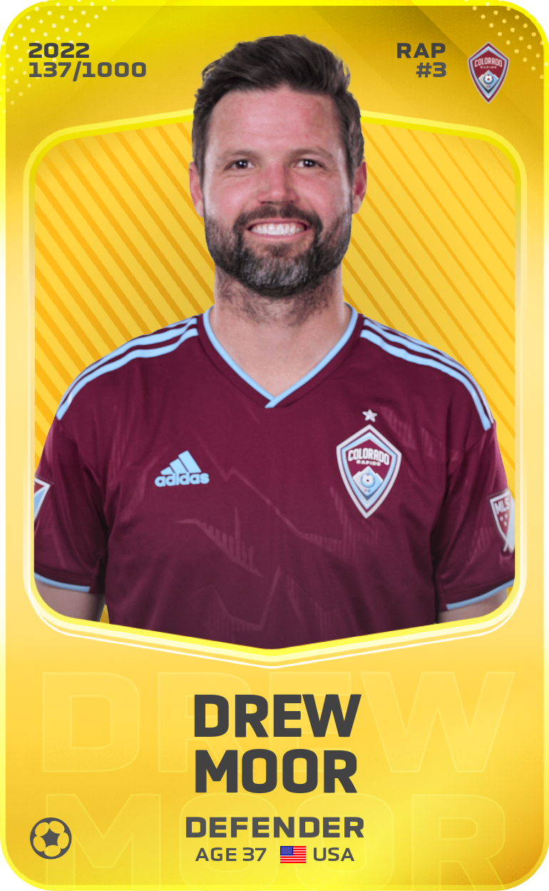 Sorare - Sorare Official - Drew Moor 2022-23 • Limited 137/1000 - NFT # 103916838036666780817683493396737485443546853845025357854225604428189356114455