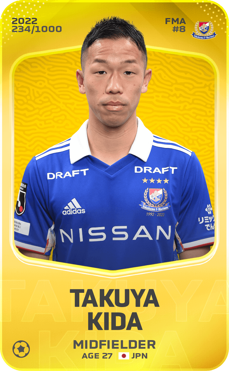 Takuya Kida 2022-23 • Limited 234/1000