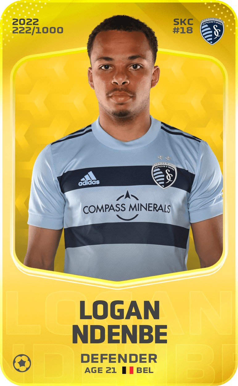 Logan Ndenbe 2022-23 • Limited 222/1000