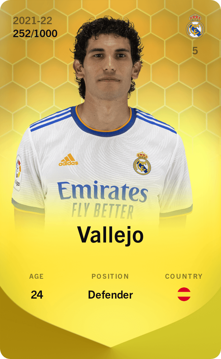 Vallejo 2021-22 • Limited 252/1000