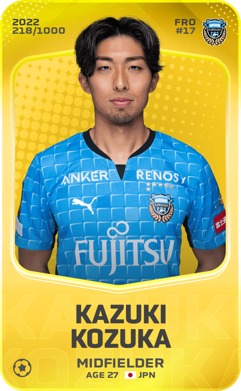 Kazuki Kozuka 2022-23 • Limited 218/1000